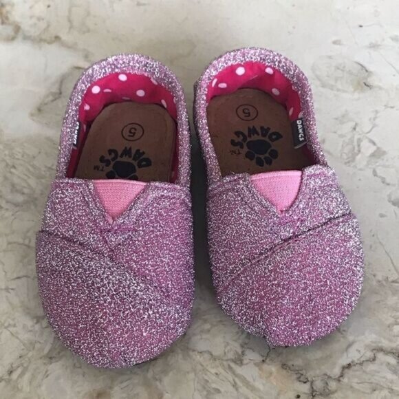 Dawgs Sparkly Glitter Slip On Shoes - Picture 2 of 5